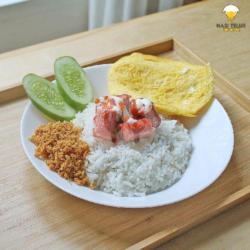 Nasi Telur Sosis Mayo