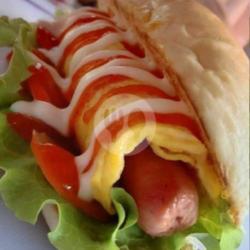 Hotdog Sosis Telur