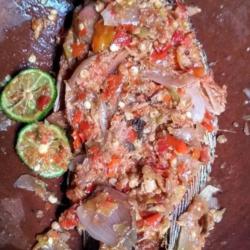 Nasi Ikan Mujair Pecak