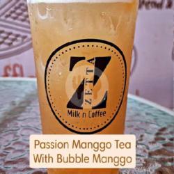 Manggo Passion Tea With Bubble