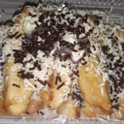 Pisang Goreng Keju Coklat Susu