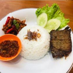 Nasi Rames Empal / Gepuk