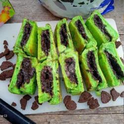 Roti Bandung Pandan Full Cokelat