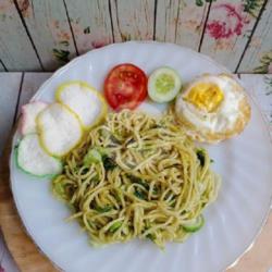 Mie Goreng Cabe Hijau Telor