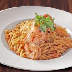 Pasta Aglio Olio Seafood