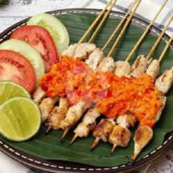 10 Tusuk Sate Ayam Taichan(sate Putihan)