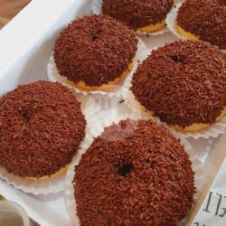 Donat Toping Meses Coklat