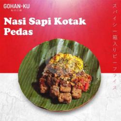 Nasi Sapi Kotak Pedas