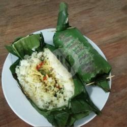 Nasi Bakar Sambal Teri Tempe