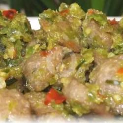 Bakso Goreng Penyet Sambel Ijo