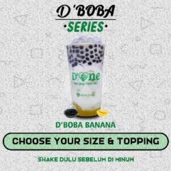 Boba Pisang ( D Boba Banana Fresh Milk )