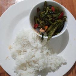 Nasi Sayur Oseng Kangkung