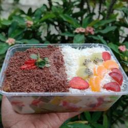 Large Salad Buah Dgn Mix Toping (dark Coklat, Keju) 750ml