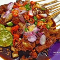 Sate Kulit Ayam (bumbu Kecap)