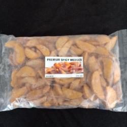 Kentang Premium Spicy Wedges 800gr