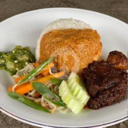 Nasi Ramas Rendang Daging