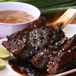 Sop Kondro Iga Sapi Bakar Sambel Kacang