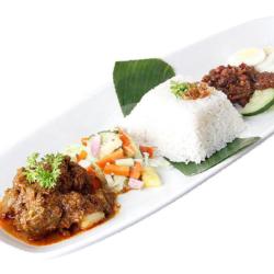 Nasi Lemak Sapi Rendang