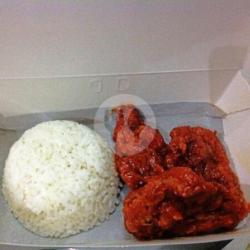 Fire Chicken   Nasi