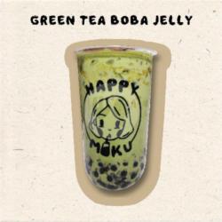 Milkshake Greentea Latte Boba Jelly