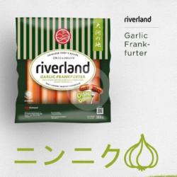 Sosis Garlic Frankfurter Riverland 360g