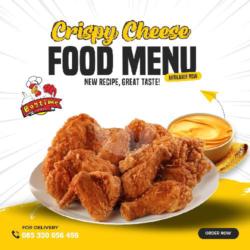 Chicken Crispy Cheese   Nasi