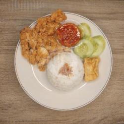 Nasi Ayam Geprek Sambal Bawang