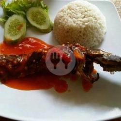 Nasi  Lele Bakar