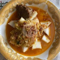 Lontong Sayur Rendang Daging