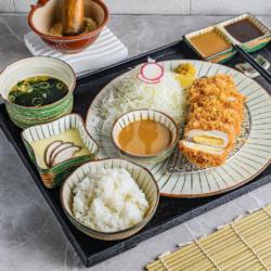 Chicken Cheese Katsu Set