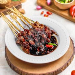 10 Tusuk Sate Maranggi Ayam   Sambal Kecap