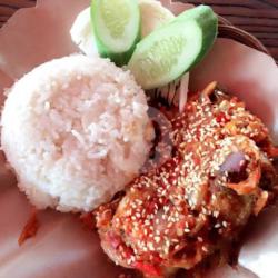 Nasi   Ayam Geprek Sambal Wijen