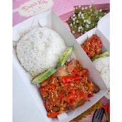 Paket Nasi Ayam Sambal Nampol