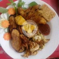 Pecel Ayam Lalapan   Nasi