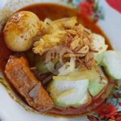 Lontong Sayur Telor   Tahu   Krupuk & Sambal