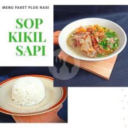 Nasi Dan Sop Kikil Sapi