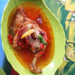 Ayam Pecak Betawi Komplit