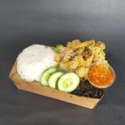 Nasi Cumi Crispy