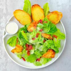 Caesar Chicken Salad (with Pork Bacon)