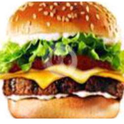 Double Beef Burger   Keju