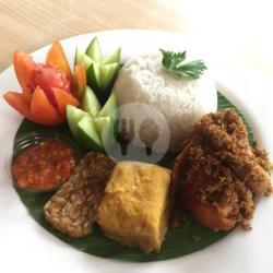 Nasi Timbel Komplit