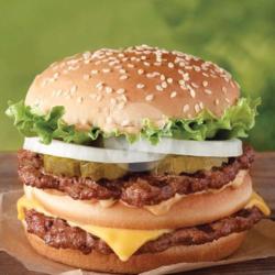 Burger 2 Beef Telor   Keju Slise