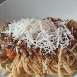 Spaghetti Bolognese Ayam