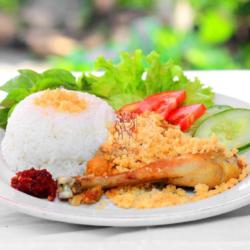 Nasi Ayam Krispy Es