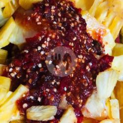 Rujak Nanas Bumbu Gula Merah