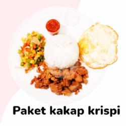 Nasi Ikan Kakap Fillet Crispy Woku