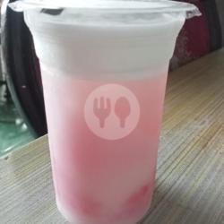 Ice Strawberry Jelly Susu