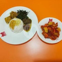 Nasi Udang Kentang Belado Merah