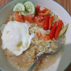 Indomie Bawang Biasa  Telor Krupuk