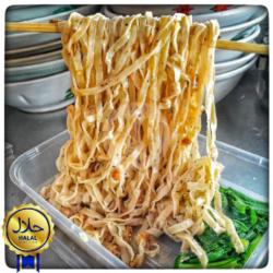 Mie Lebar Asin (baso Pangsit)